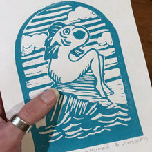 Load image into Gallery viewer, Mermaid Printmaking Original Edition