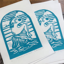 Load image into Gallery viewer, Mermaid Printmaking Original Edition