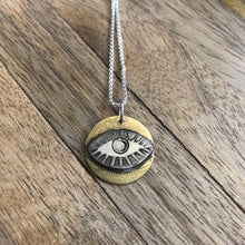 Load image into Gallery viewer, Silver Eye Protection Amulet