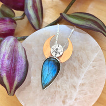 Load image into Gallery viewer, Protective Moon Talisman Pendant