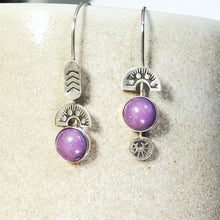Load image into Gallery viewer, Asymmetrical Amazonite Earrings