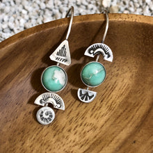 Load image into Gallery viewer, Asymmetrical Agate Earrings
