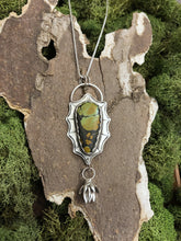 Load image into Gallery viewer, Turquoise Leaf Necklace