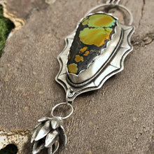 Load image into Gallery viewer, Turquoise Leaf Necklace