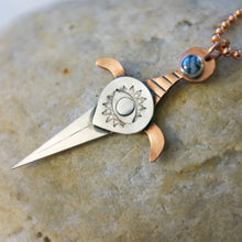Load image into Gallery viewer, Sword and Shield Necklace 1
